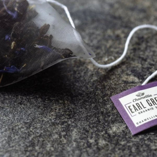 Earl Grey coffee pyramid tea bag