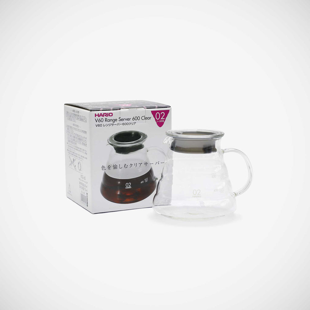 Hario V60 range server 600 ml glass clear
